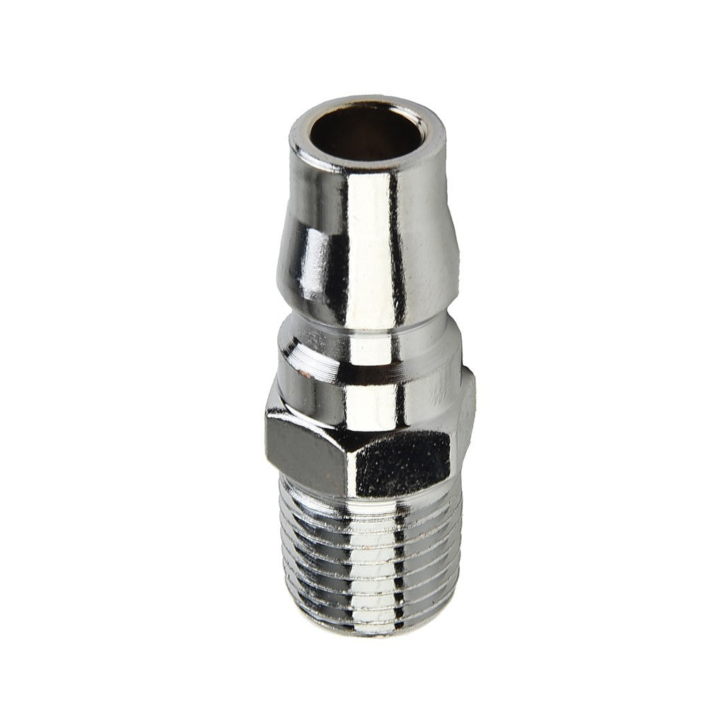 ya 14 Thread Adapter Air Fitting Coupling Silver Thread (20PM) W:15 H:15 L:50