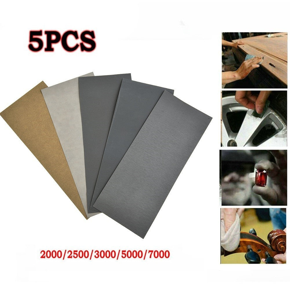 ya 14 Sandpaper Sanding Paper 2000/2500/3000/5000/7000 Grit 5pcs Abrasive Tool