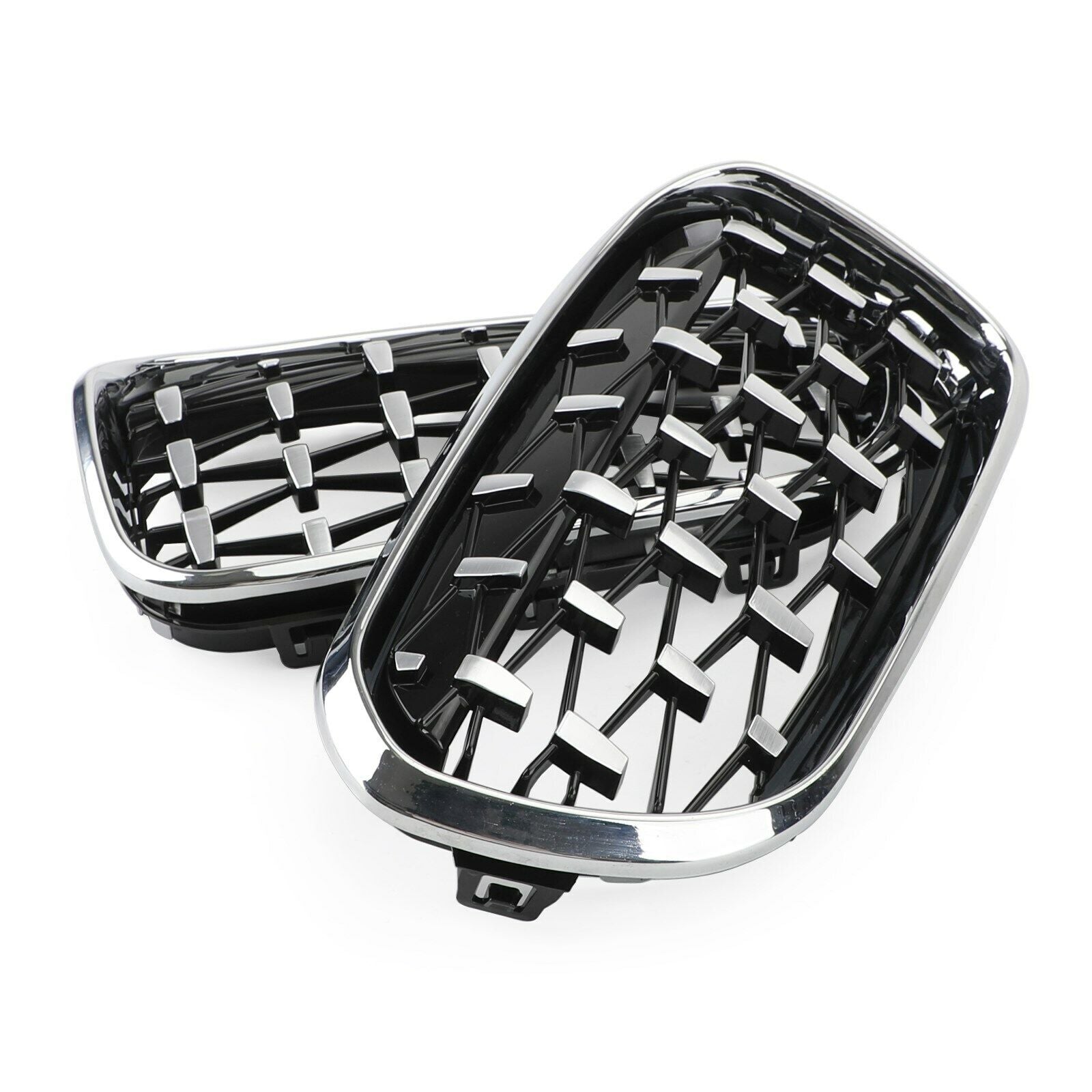 ya 1 8.5.4 Chrome Black Front Kidney Grille for 2015-2017 1 F20/F21
