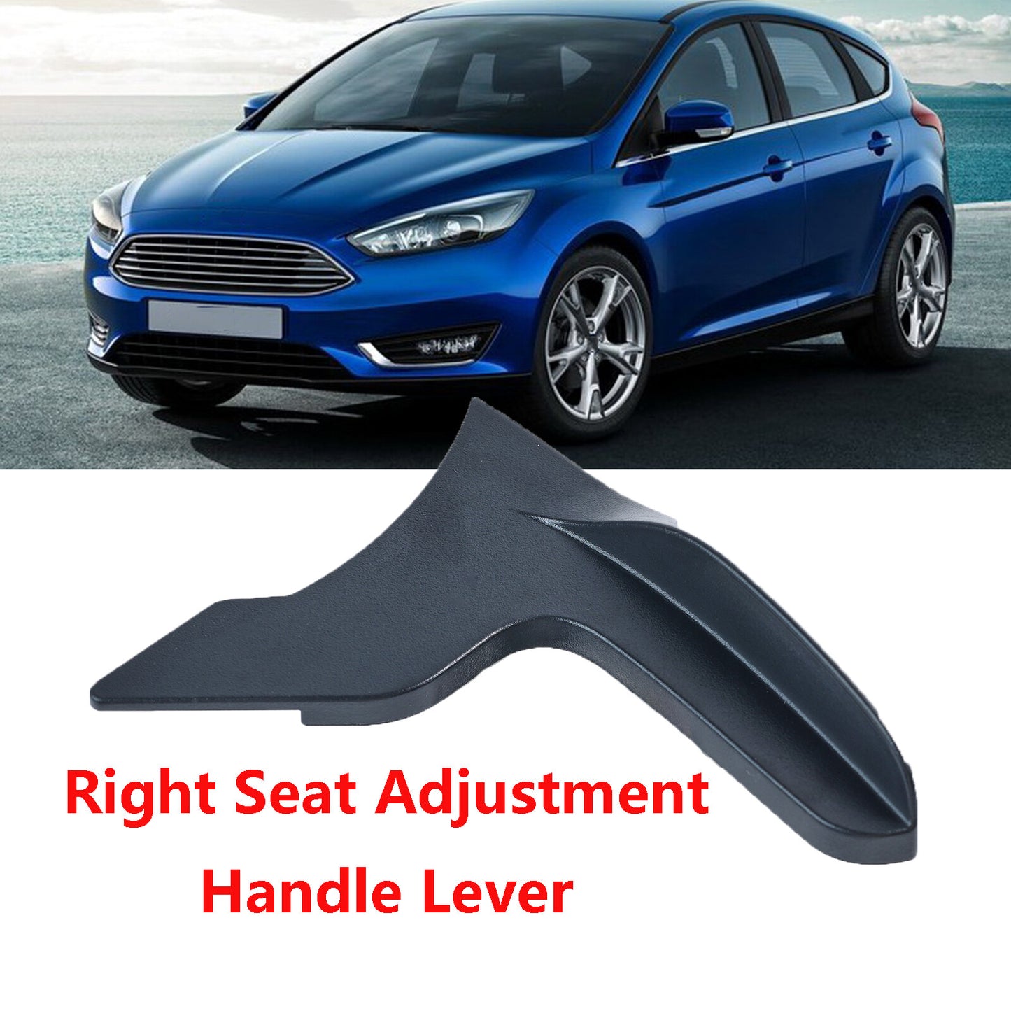 ya 1 7.2 1X for Ford Focus for SEAT Adjustment Handle Lever Front Right Black 8A61A61734AA