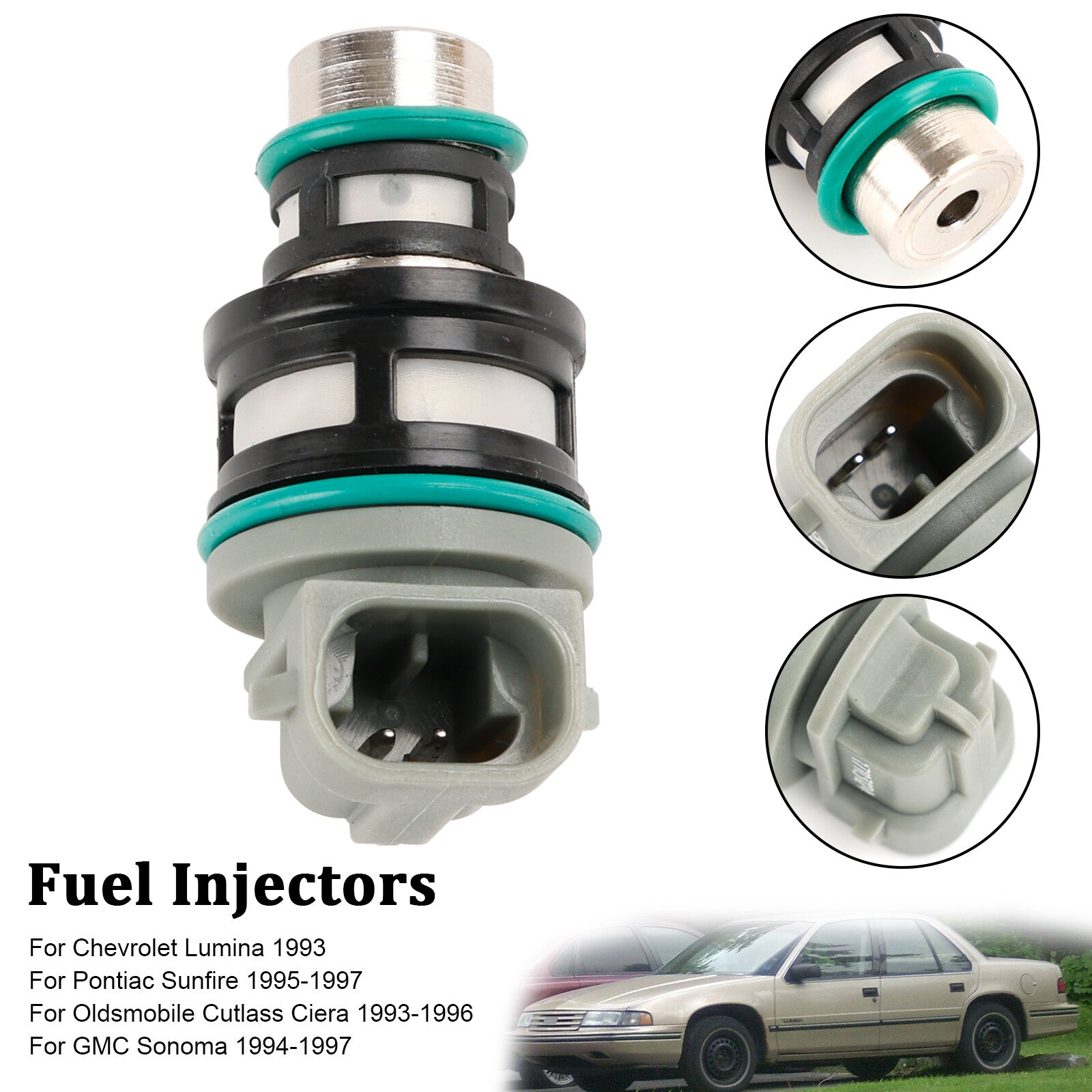 ya 1 8.5.3 1PCS Fuel Injectors 17113124 for Chevy for Buick for Pontiac 2.2L 17113197