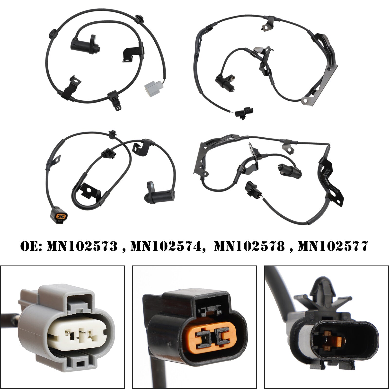 ya 1 8.5.1 4X Front Rear Left Right ABS Speed Sensor for L200 2.5DID B40 U1
