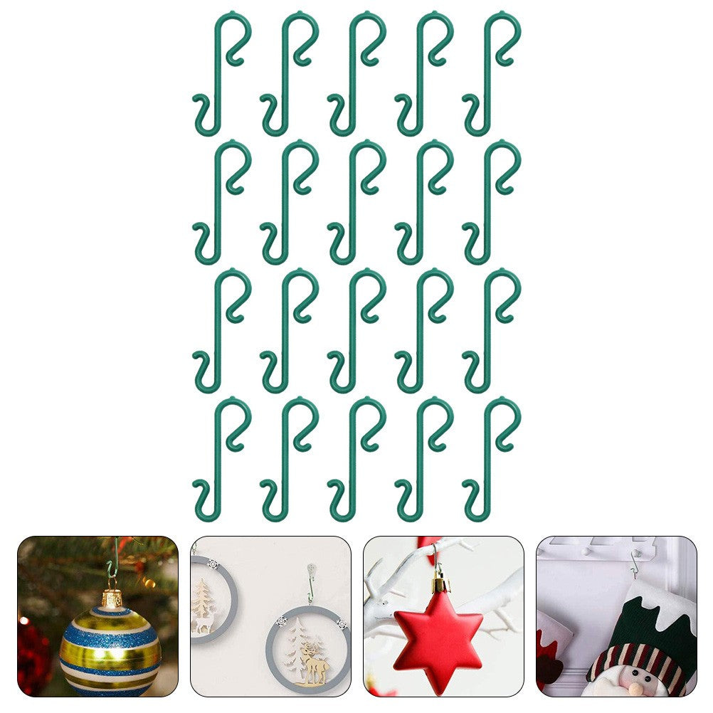 ya 25  100 Pcs Plastic Or ment Hooks Hanging Decor Hangers for Or ments
