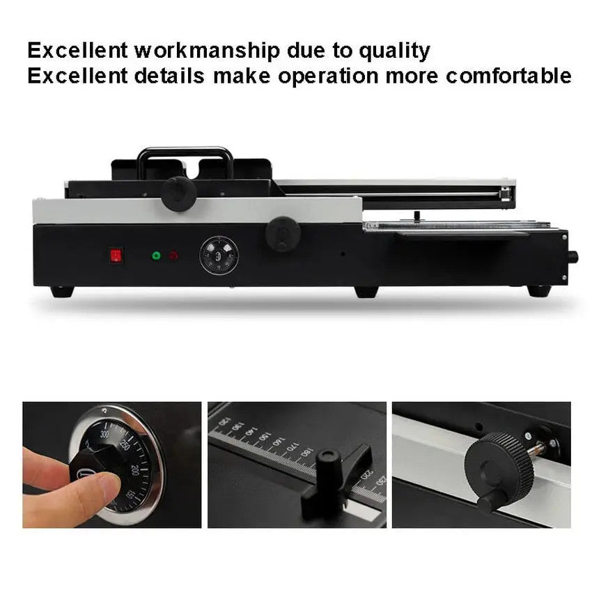 ya 26 Hardcover Book Binding Machine A4 Manual Hot Melt Glue Binding Machine
