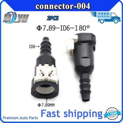 ya 5 8.7 Fuel pipe connector accessories auto parts for 7.89mm 7.89 8x6 ID6 5/16 car 2p
