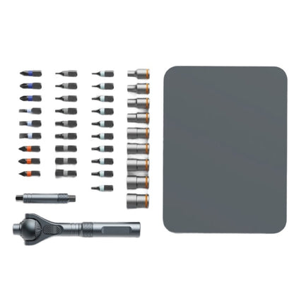 ya 26 45 Tooth Ratcheting Screwdriver Kit 40 Bit Retention Tool Steel Design