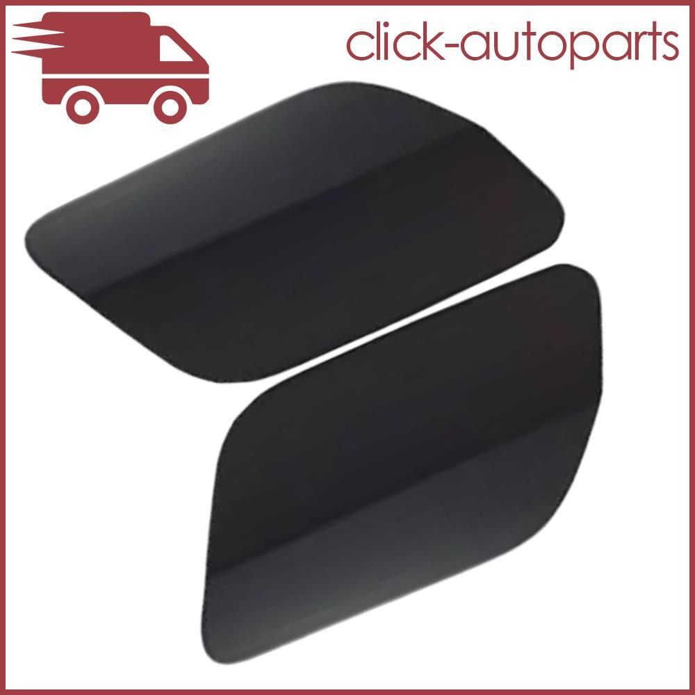ya 27 6.18.2 2x LH & RH Headlamp Washer Jet Nozzle Cover Unpainted Fits For 520d 520i 525d