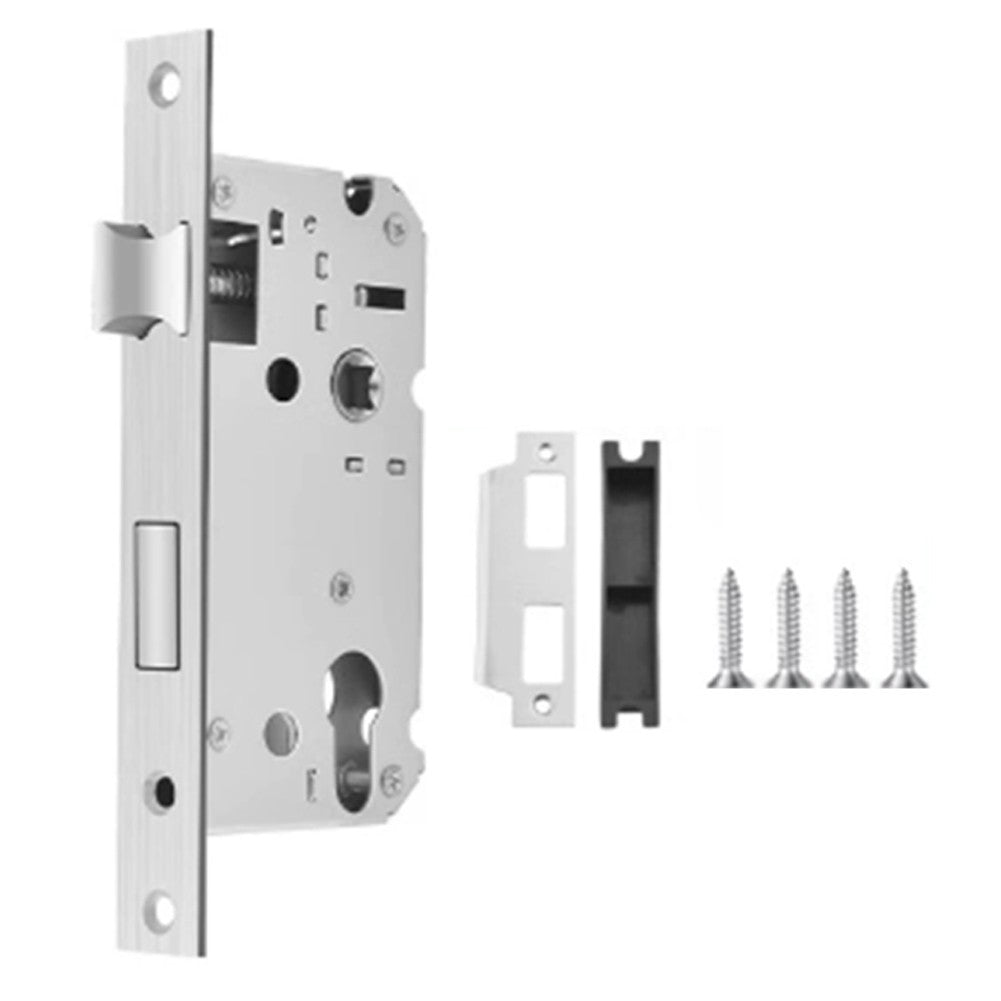 ya 14 Silver Light Spring Door Lock Body for Bedroom Door Security and Safety
