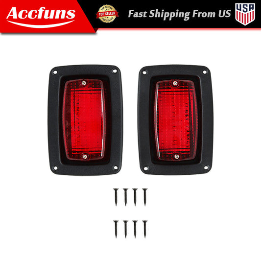 ya 10 10.28 2-piece for golf cart LED taillights, 3-line rear taillights, one pair suit
