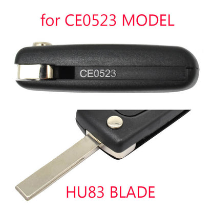 ya 5 8.7 for Peugeot 207 308 508 807 Expert Car for Smart Key Shell Cover 2 Button CE0523