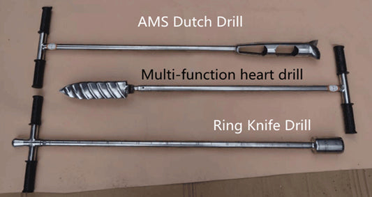 304 stainless steel earth borrower soil sampler original sampler 1mAMS Dutch dri