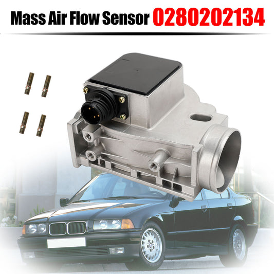 ya 1 8.5.1 MAF Mass Air Flow Sensor 0280202134 Fit for 318Ti 318i 318is 1.8L 91-1995