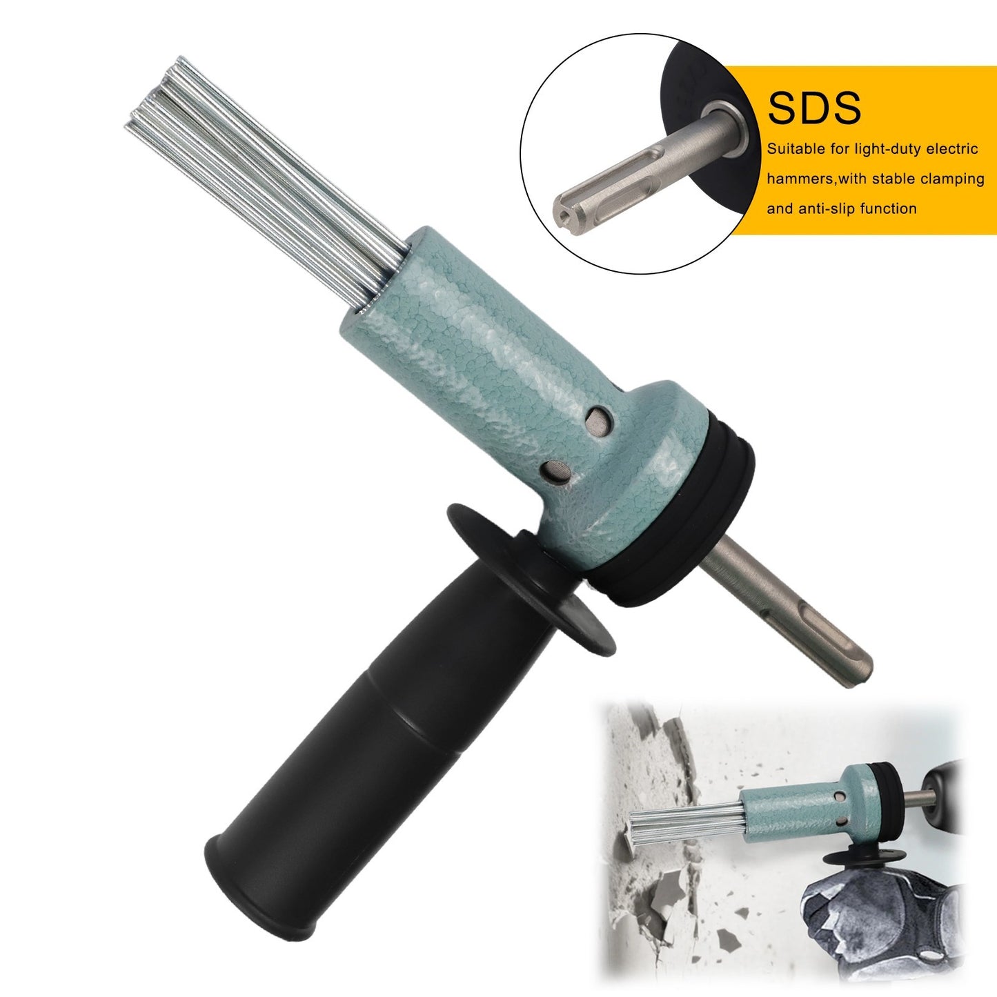 ya 25 SDS Shank Electric Needle Scaler Adapter Rust Remover Concrete Drilling