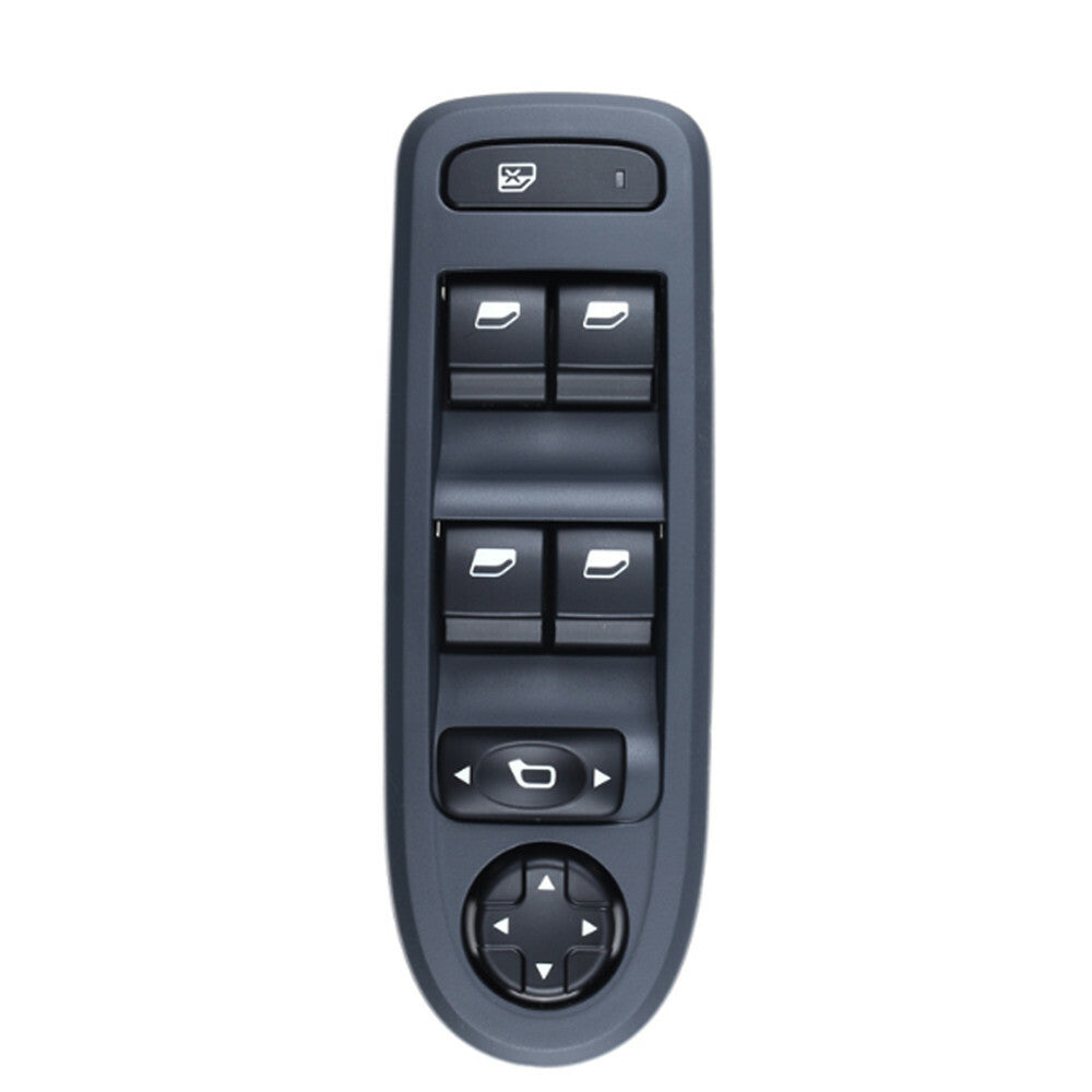 ya 1 8.5.2 Front Driver Side Power Window Switch Compatible with for Peugeot 98060866 Black