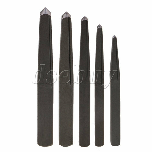ya 25 5Piece Square Screw Extractor Set Broken Damaged Bolt Remover 1/8-3/8