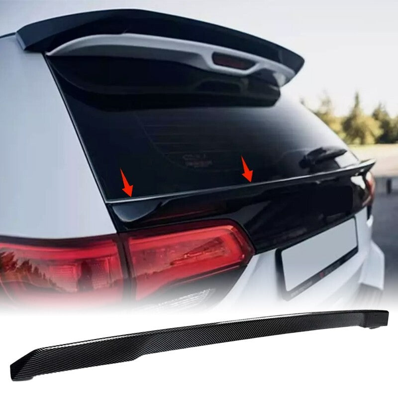 ya 10 10.28 WK2 SRT Rear Spoiler Mid-Wing for Jeep Grand Cherokee 2013-2021 Carbon Fibe