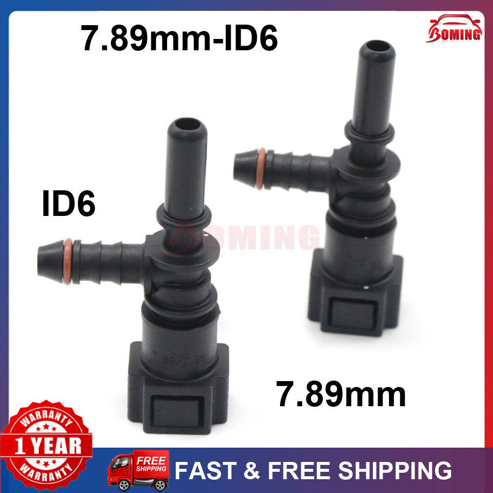 ya 5 8.7 2PCS 7.89mm ID6 New Fuel Line Hose Pipe Quick Release Female Connector