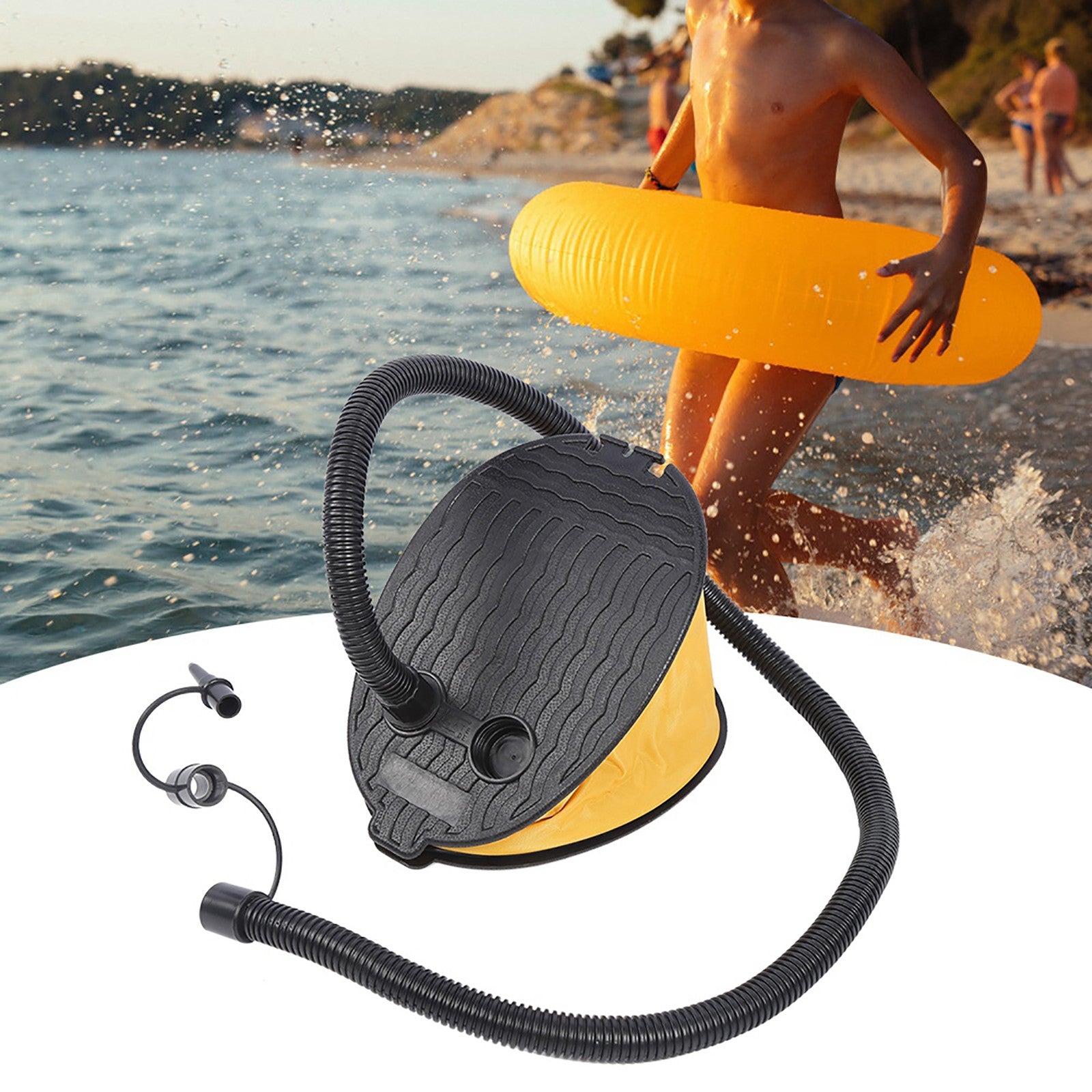 ya 14 1 Foot Pump Air Inflator High Volume For Inflatable Boats Beds Swim Rings