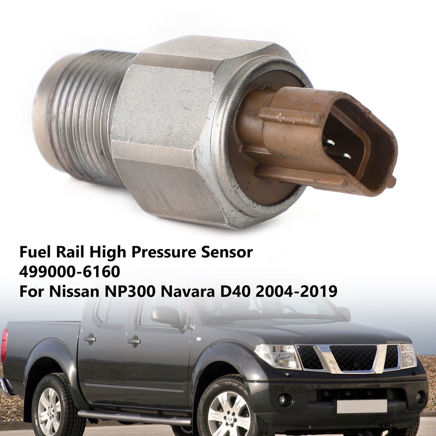 ya 1 8.5.1 Fuel Rail High Pressure Sensor 499000-6160 fits For Navara D40 Pathfinder