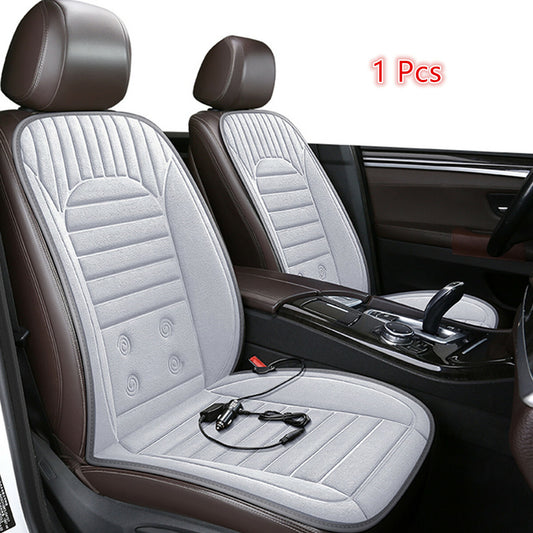 ya 12 5.22 Fast Heating Car for Seat Heated Cushion Plush Cover Anti-slip W/Temp Adjust Switch