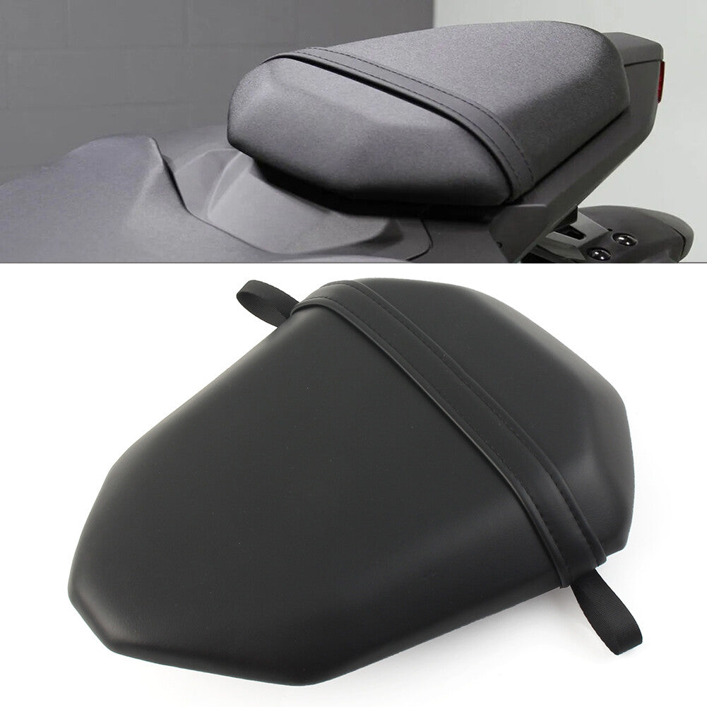 ya 2 6.26.2 Rear Passenger for SEAT Pillion Pad Fit for Yamaha FZ07 2014-2017 MT-07 2014-2017 Black