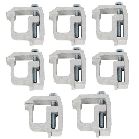 ya 8 5.27 8-Pack Truck Cover Mount Camper Aluminum Shell Mounting Clips Heavy Duty Sheet 