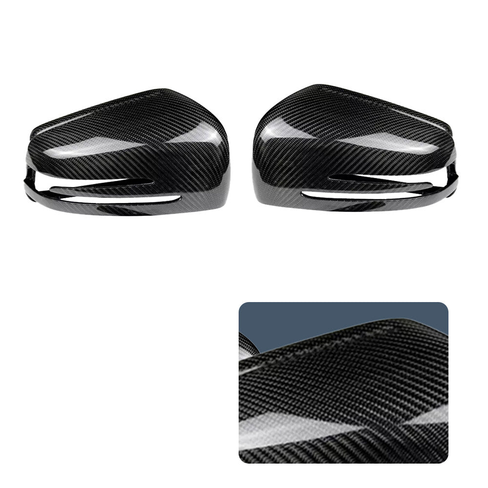 ya 1 8.5.1 for W204 C63 AMG Coupe 507 Real Carbon Fiber Side Mirror Cap