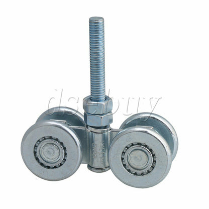ya 14 6pcs Steel Trolley Hanger Rigid ings Roller Sliding H3-3 for Barn Door
