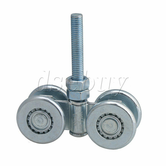 ya 14 6pcs Steel Trolley Hanger Rigid ings Roller Sliding H3-3 for Barn Door
