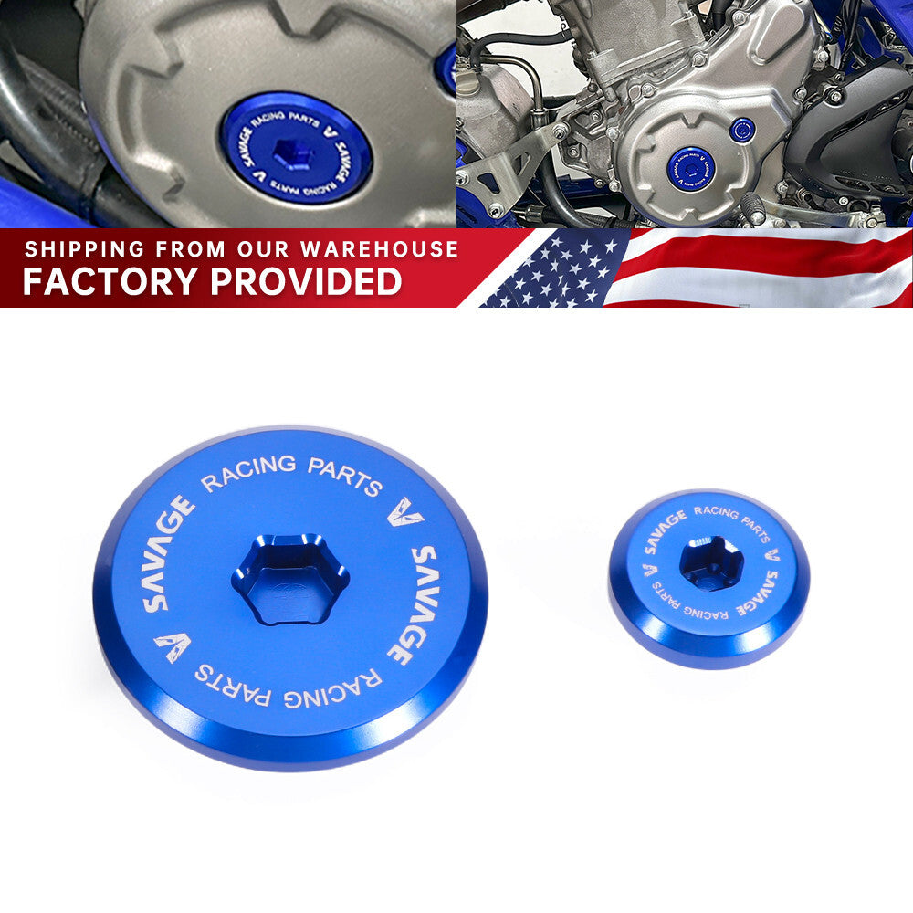 ya 3 6.23 for YAMAHA YZ450F YZ250F YZ 450FX WR450F 250F Engine Plug Caps Crankcase Covers