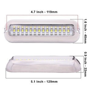 ya-26-7.28-2X-n-42LED-Underwater-BOAT-MARINE-Transom-LIGHTS-316-Stainless-Steel-Pontoonc