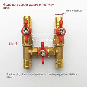 ya-26-7.28-3-Way-Fuel-Valve-for-Fuel-Tank-Heating-3-Way-Fuel-Selector-Valve-6-port-Ballh