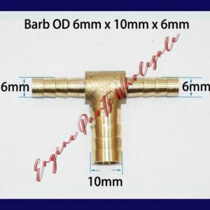 ya 18 8.3 TEE Y Union ELBOW Barb Fitting Connector Reducer Adapter Splicer Joiner to16415