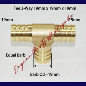ya 18 8.4 TEE Y Union ELBOW Barb Fitting Connector Reducer Adapter Splicer Joiner to23645