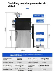 ya 26 7.28.2 Aluminum Tube Copper Tube Shrinking and Crimping Machine Tube Expanderb