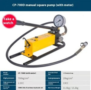 ya 26 7.28.2 CP-700D Manual Hydraulic Pump for Portable Hydraulic Pliers Crimping Toolb