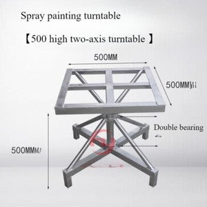 ya-26-7.28-360¡ã-Turntable-Iron-ame-Polishing-Paint-50*50cm-Double-ing-Metal-ameo