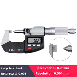 ya 26 8.1 Digital Outside Micrometer 0-25mm High Accuracy 0.001 Spiral Micrometerh