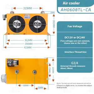 ya 26 8.1 Air-cooled Oil Radiator Cooler Truck-mounted Crane Modified Fuel Tank Coolingj