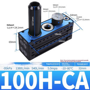 ya 26 7.28.3 High Flow Suction Multi-stage Vacuum Generator Pneumatic Pump Generatorc