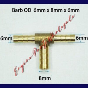 ya 18 8.4.3 TEE Y Union ELBOW Barb Fitting Connector Reducer Adapter Splicer Joiner to28333
