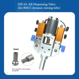ya 26 7.28.2 DJF-61 Electric Mixing AB Glue Valve Durable Metal Material Can Be Fine-tunedc