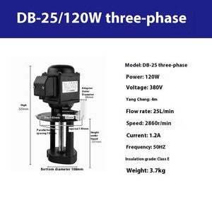 ya-26-7.28-DOB-25-220V-Machine-Coolant-Pump-Cooling-Water-Pump-120W-2860r/min-25L/ming