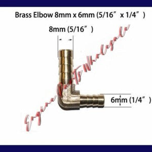 ya 18 8.3 TEE Y Union ELBOW Barb Fitting Connector Reducer Adapter Splicer Joiner to16248