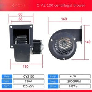 ya 26 7.28.2 Small Centrifugal Hair Dryer Silent Pellet Stove Combustion Blower Cooling Fanb