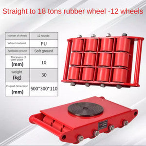 ya 26 8.1 Straight Traveling Universal Carrying Tank Wheel Rubber Wheel Carrying Tanke