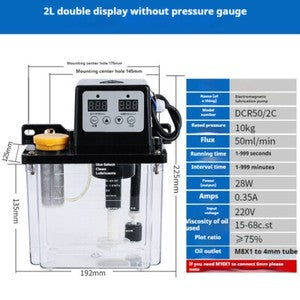 ya 26 7.28.2 Automatic Lubricating Oil Pump CNC Lathe Machine Tool Oiler Electric Oiling Pumps