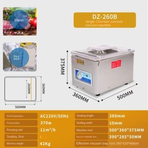 ya 26 7.28.3 Tabletop Vacuum Machine Dry and Wet Automatic Vacuum Packaging Machinec