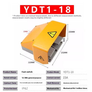 ya-26-7.28-YDT1-16-AC-380V-6A-Aluminum-Double-with-KH9011-Core-Silver-Point-Foot-Pedalc