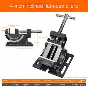 ya-26-7.28-3-CROSS-DRILL-PRESS-Vise-X-Y-Clamp-Heavy-Duty-Machine-Slide-Metal-Milling-2-Wayl